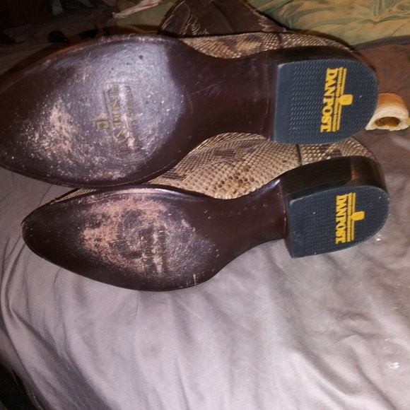 Dan Post handcrafted Omaha python boots
